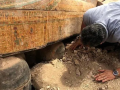 埃及出土27具千年古棺，保存完好从未被打开过